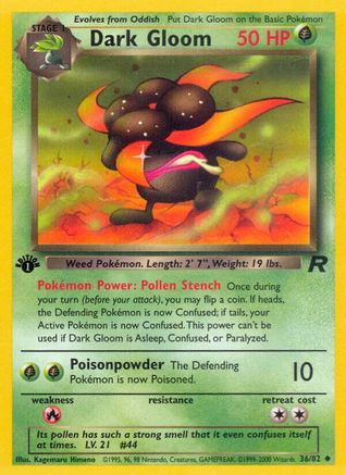 Dark Gloom (036/82) - TR  - Uncommon - 1st Edition