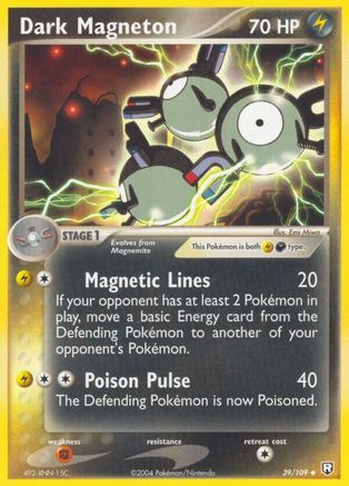 Dark Magneton (039) - TRR  - Uncommon - Reverse Holofoil