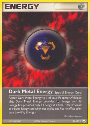 Dark Metal Energy (094) - TRR  - Uncommon - Reverse Holofoil