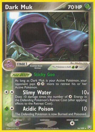 Dark Muk (016) - TRR  - Rare - Reverse Holofoil