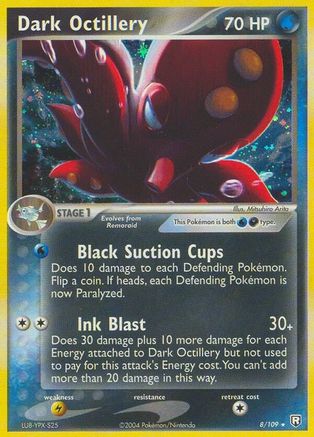 Dark Octillery (008) - TRR  - Holo Rare - Holofoil