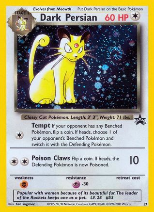 Dark Persian (017/53) - WP  - Promo - Holofoil