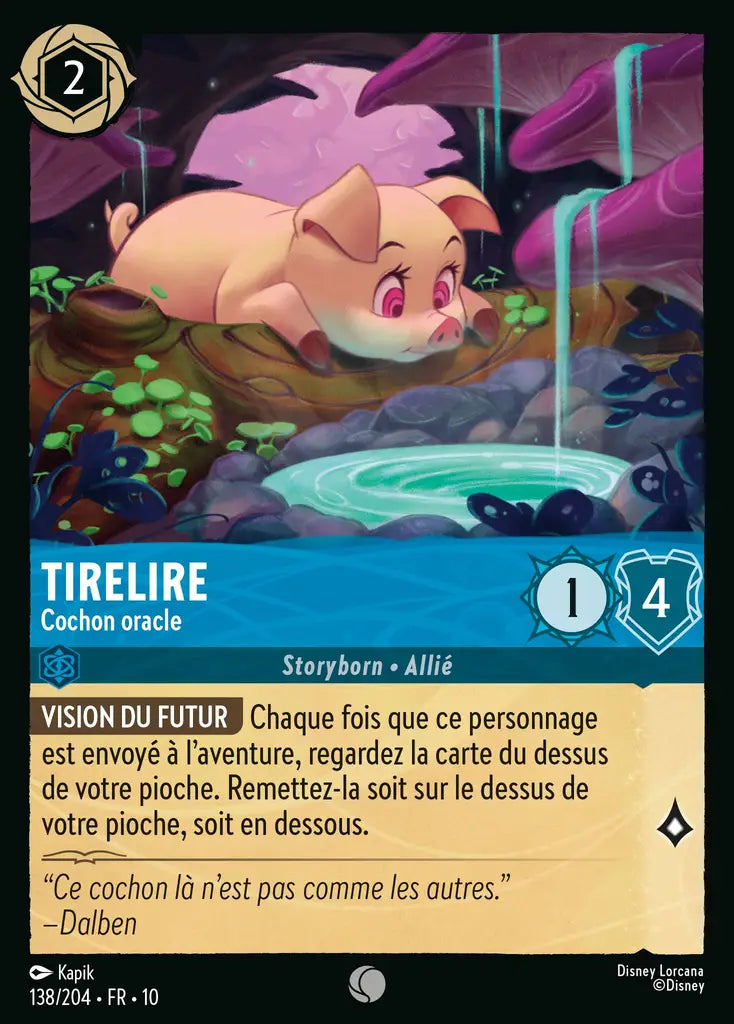 Tirelire - Cochon oracle (138/204) - LDLP - Commune - Cold Foil