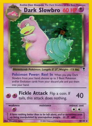 Dark Slowbro (008) - LC  - Holo Rare - Holofoil