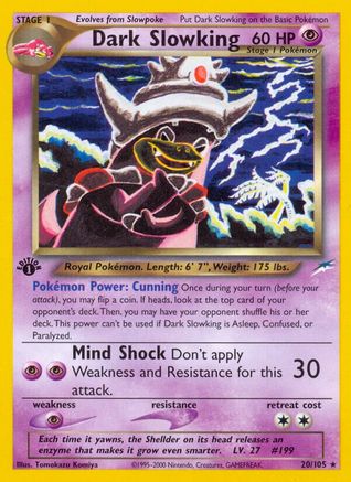 Dark Slowking (020/105) - ND  - Rare - Unlimited