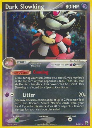 Dark Slowking (009) - TRR  - Holo Rare - Holofoil