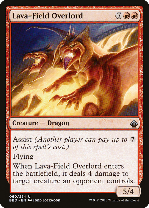 Lava-Field Overlord (BBD-060) - uncommon - Foil