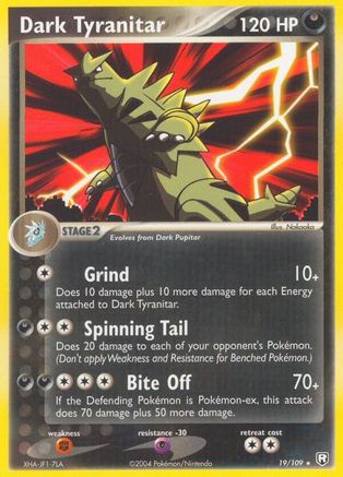 Dark Tyranitar (019/109) - TRR  - Rare