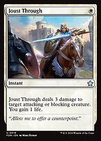 Joust Through (FDN-019) - uncommon - Foil