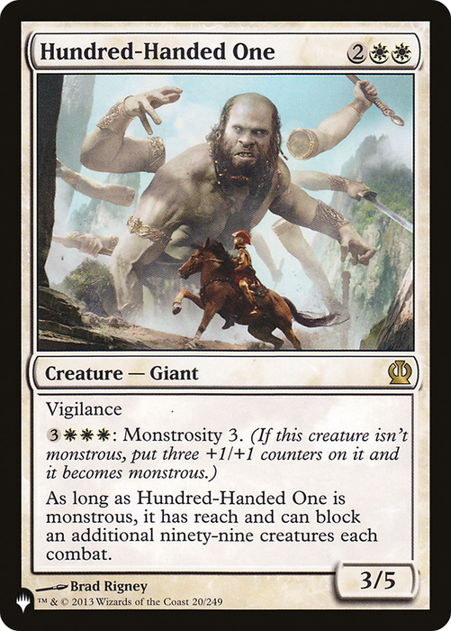 Hundred-Handed One (LIST-THS-20) - rare