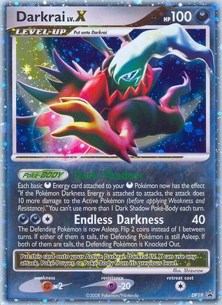 Darkrai LV.X (DP19) - DAPP  - Promo - Holofoil