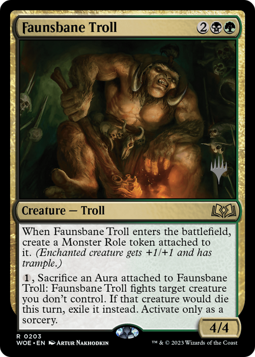 Faunsbane Troll (PPWOE-203P) - rare