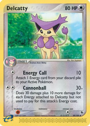 Delcatty (029/109) - RAS  - Uncommon - Reverse Holofoil