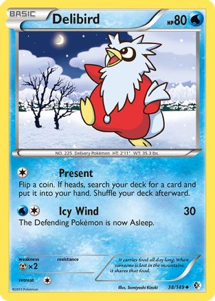 Delibird (038/149) - BC  - Uncommon - Reverse Holofoil
