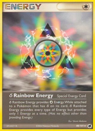 Delta Rainbow Energy (088/101) - DF  - Uncommon - Reverse Holofoil