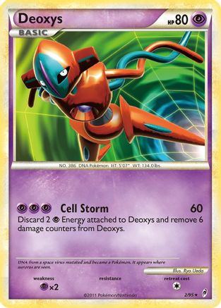 Deoxys (002) - COL  - Holo Rare - Holofoil