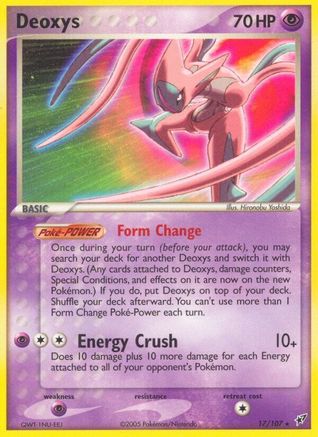 Deoxys (Attack Forme) (017) - D  - Rare