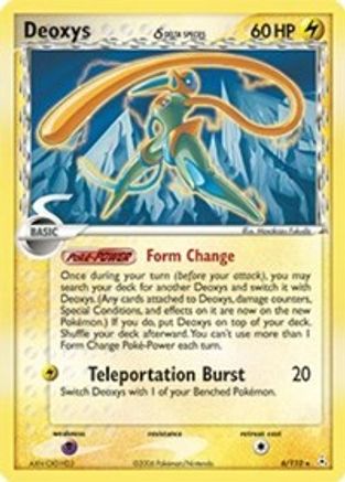 Deoxys (Delta Species - Speed Forme) (006/110) - HP  - Holo Rare - Reverse Holofoil