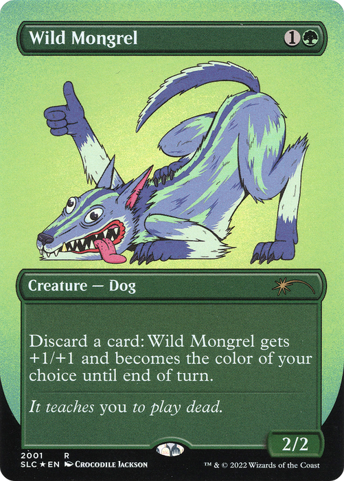 Wild Mongrel (SLC-2001) - rare (Borderless) - Foil