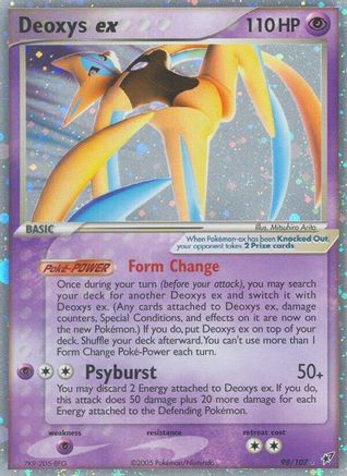 Deoxys ex (Attack Forme) (098) - D  - Ultra Rare - Holofoil