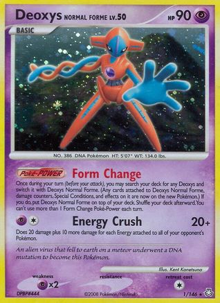 Deoxys Normal Forme (001) - LA  - Holo Rare - Reverse Holofoil