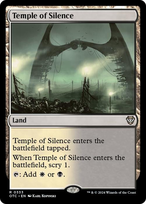 Temple of Silence (OTC-333) - rare