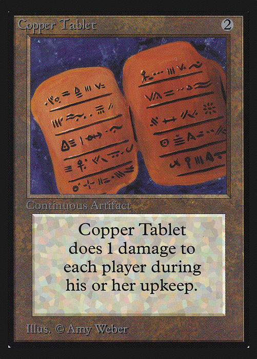 Copper Tablet (CED-239) - uncommon