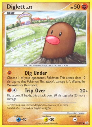Diglett (072/127) - P  - Common