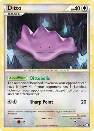 Ditto (017) - T  - Rare