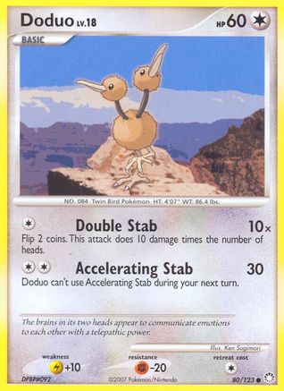 Doduo (080/123) - MT  - Common - Reverse Holofoil