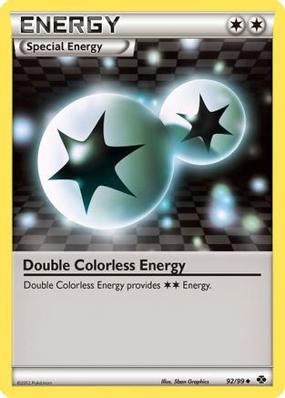 Double Colorless Energy (092/99) - ND  - Uncommon - Reverse Holofoil