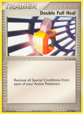 Double Full Heal (076) - E  - Uncommon - Reverse Holofoil