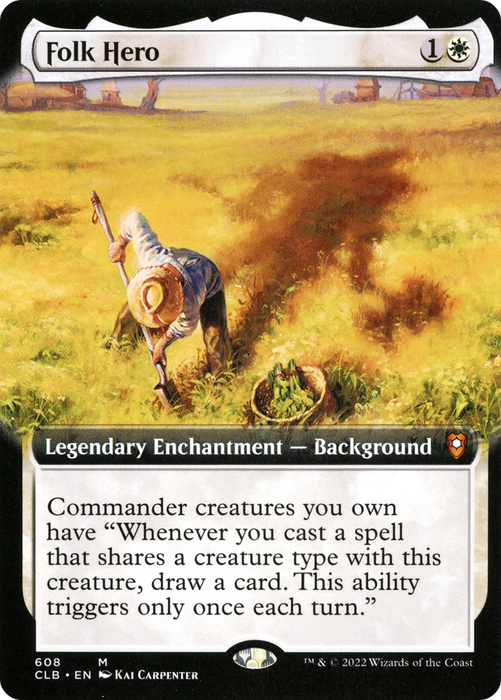 Folk Hero (CLB-608) - mythic: (Extended Art) - Foil