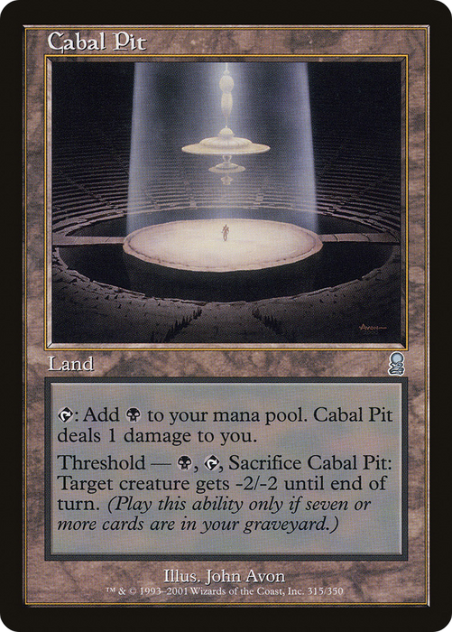 Cabal Pit (ODY-315) - uncommon - Foil