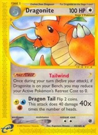 Dragonite (43) (043) - E  - Rare