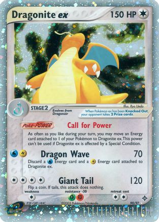Dragonite ex (090) - D  - Ultra Rare - Holofoil
