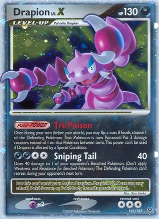 Drapion LV.X (123) - P  - Ultra Rare - Holofoil