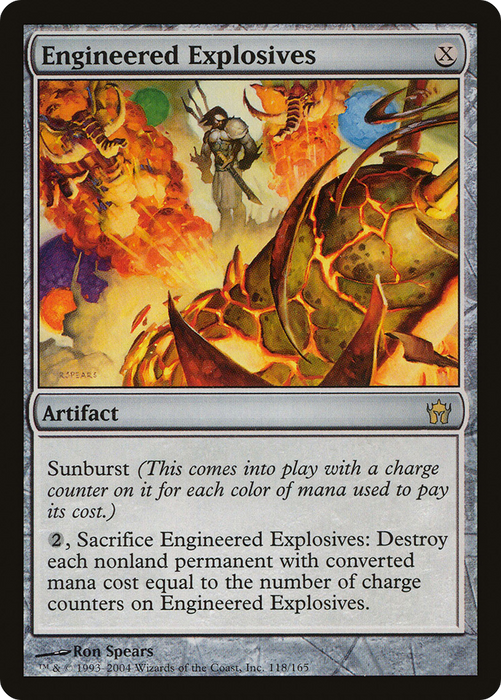 Engineered Explosives (5DN-118) - rare - Foil