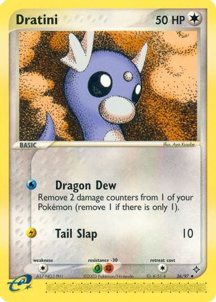 Dratini (026) - D  - Uncommon - Reverse Holofoil