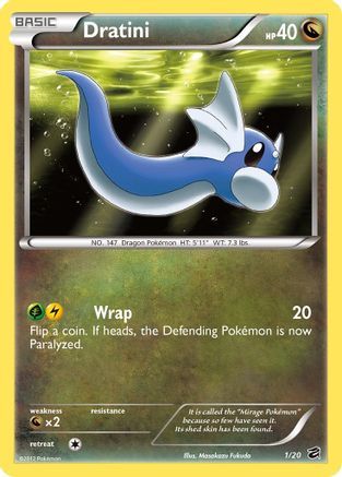 Dratini (1) (001) - DV  - Holo Rare - Holofoil