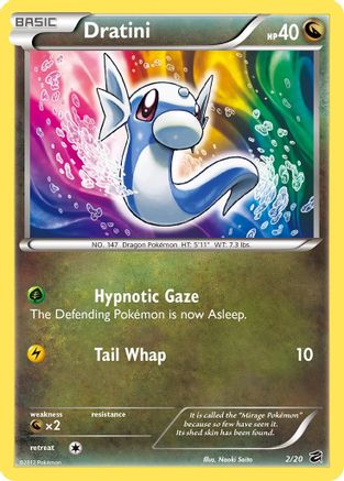 Dratini (2) (002/20) - DV  - Holo Rare - Holofoil