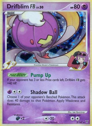Drifblim FB (003) - SV  - Holo Rare - Reverse Holofoil