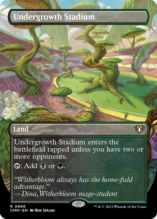 Undergrowth Stadium (CMM-666) - rare (Borderless) - Foil
