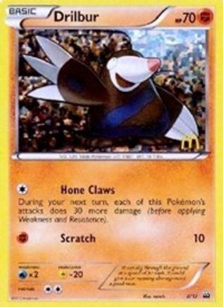 Drilbur (008/12) - MP2  - Promo - Holofoil