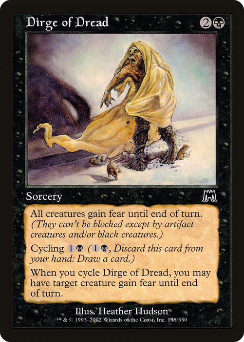 Dirge of Dread (ONS-138) - common - Foil