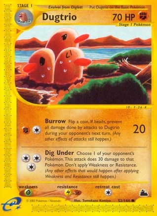 Dugtrio (052) - S  - Common