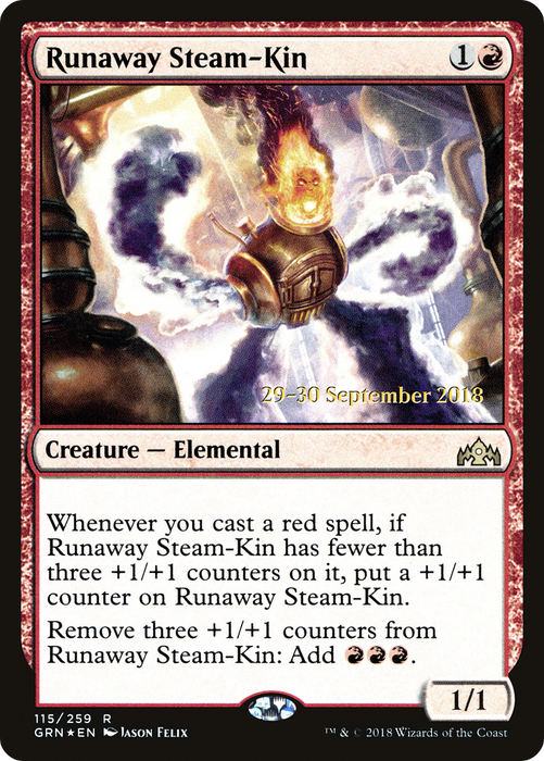 Runaway Steam-Kin (PRE-115S) - rare - Foil