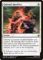 Gideon's Sacrifice (WAR-014) - common - Foil
