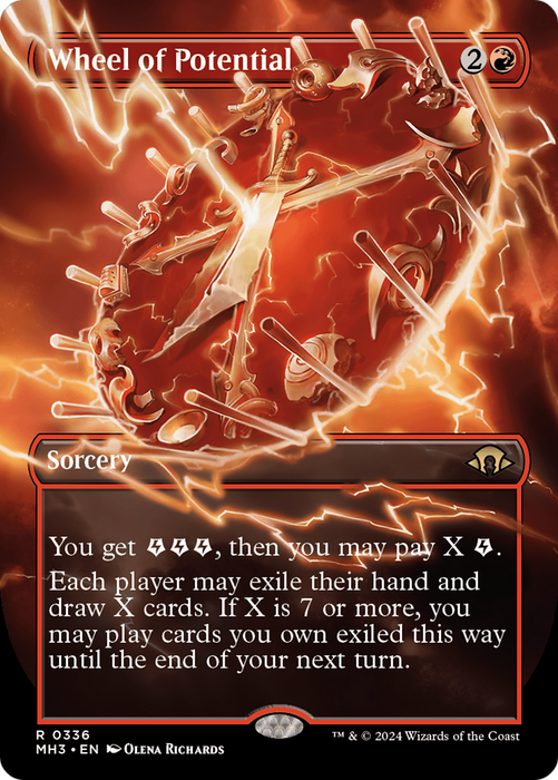 Wheel of Potential (MH3-336) - rare (Borderless)