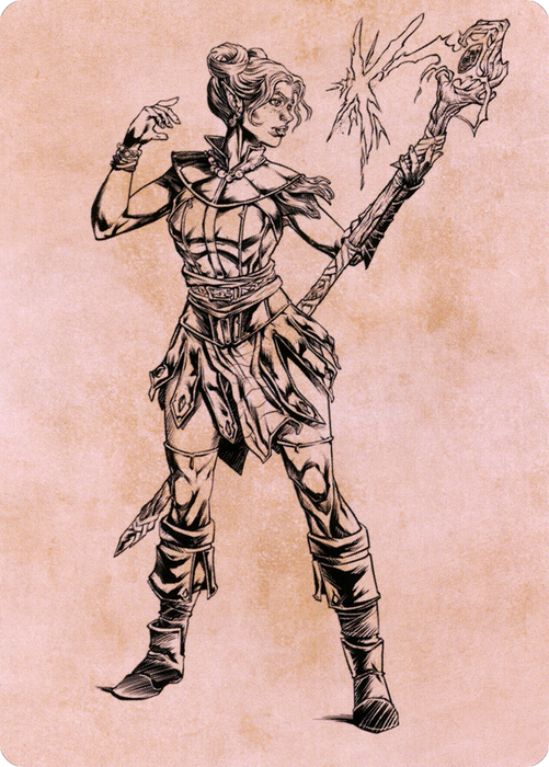 Neera, Wild Mage // Neera, Wild Mage (ACLB-074) - common (Borderless) - Foil